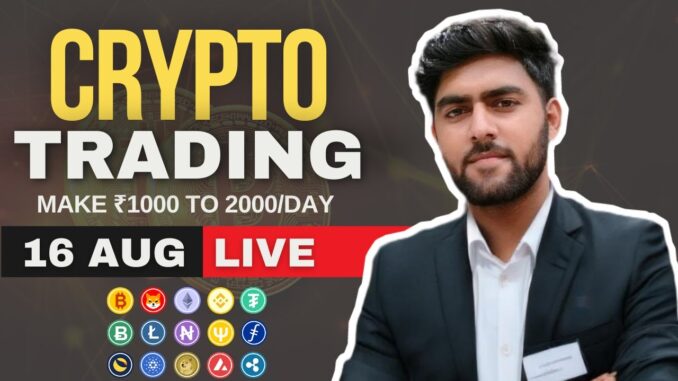 16 AUG | LIVE Crypto Trading For Beginners | #Bitcoin #Ethereum