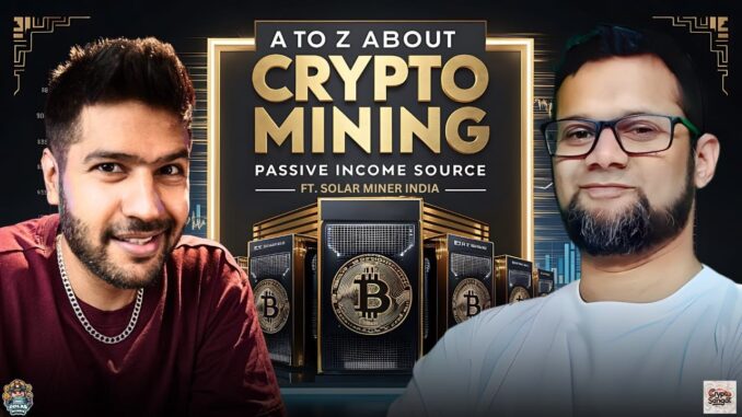 Beginner's Guide to Crypto Mining | Podcast with @cryptosangat | LIVE