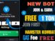 FREE EARN  TON COIN |  Hamster Kombat Withdrawal FREE GAS FEE | TON Mining | Free Ton Claim