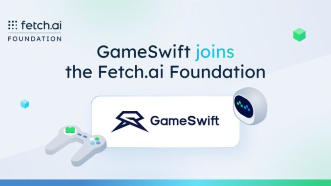 GameSwift Web3 game launcher integrates AI agents from Fetch