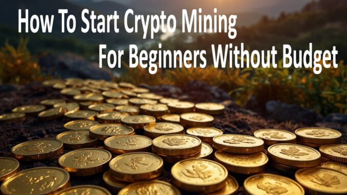 How To Start Crypto Mining For Beginners Without Budget