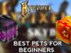 best pets for beginners in hypixel skyblock | farming foraging mining combat fishing pet