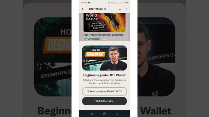 Beginners Guide Hot Wallet | Hot Wallet YouTube Code #Hotwallet #Telegram #Mining #hotwalletcode