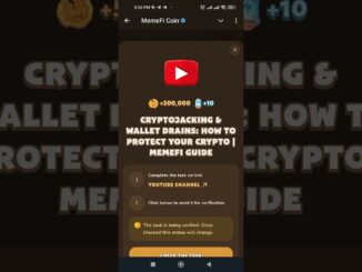 Cryptojacking & Wallet Drains:How To Protect Your Crypto MemeFi Guide Code🤑💰@MemeFiClub #crypto