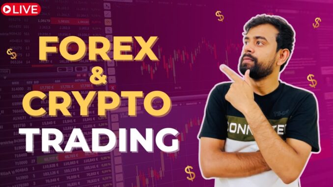 Live Crypto & Forex Trading For Beginners | #bitcoin #ethereum #cryptotrading #forextrading #xauusd