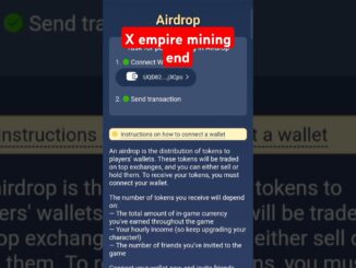 x empire mining phase end | token distribution start | x empire airdrop withdrawal