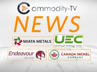 Mining News Flash with Uranium Energy, Canada Nickel, Miata Metals and Endeavour Silver