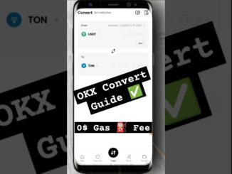 OKX USDT Convert to TON Guide : How to Convert Any Crypto to Another Crypto Coin in OKX || OKX Swap