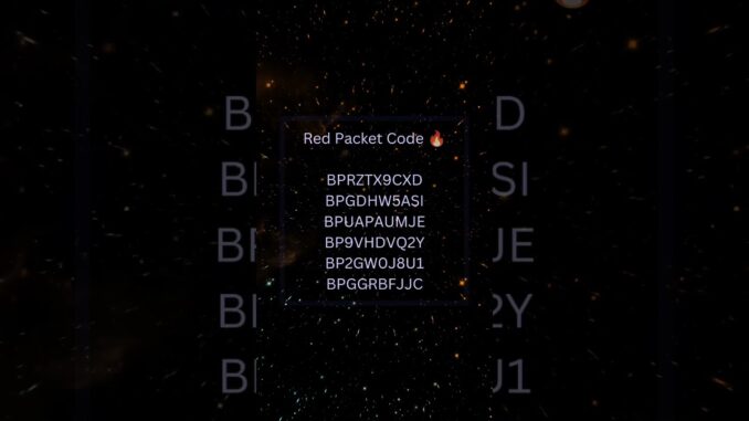 Unwrapping the Secrets of Binance Red Packet Cryptocode #binance #bitcoinmining #redpacketcode