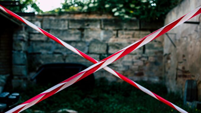 Restricted area tape as popular artificial intelligence chat app from DeepSeek restricts sign-ups following explosive growth in the interest around the powerful open-source AI model from China.