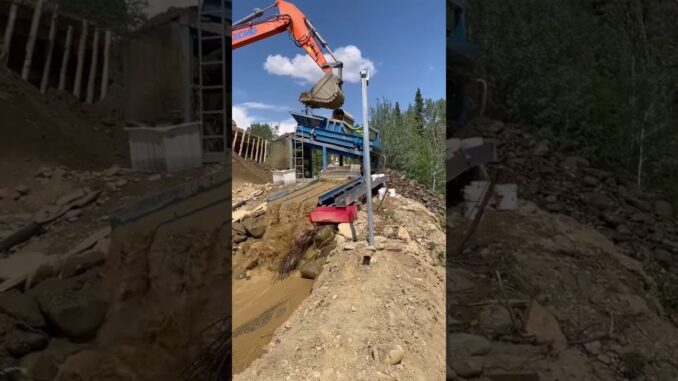 Alluvial Gold Washing Plant Diamond Trommel Wash Plant for Beginners #machine #machinery  #mining