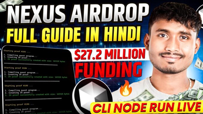 Nexus Labs CLI Node Run & Web Mining Guide | Nexus Testnet II Live | Nexus CLI Node Run Full Guide