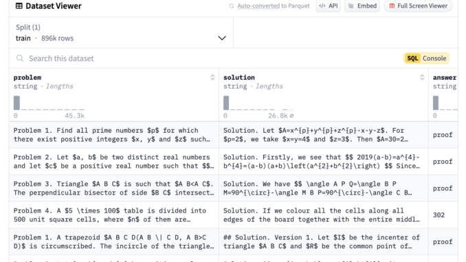 NuminaMath 1.5: Second Iteration of NuminaMath Advancing AI-Powered Mathematical Problem Solving with Enhanced Competition-Level Datasets, Verified Metadata, and Improved Reasoning Capabilities
