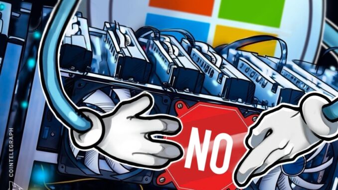 Bitcoin mining stocks down after Microsoft scraps data center plans