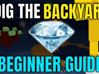 DIG THE BACKYARD BEGINNER GUIDE! (Mining, Shovels, Money) - Roblox