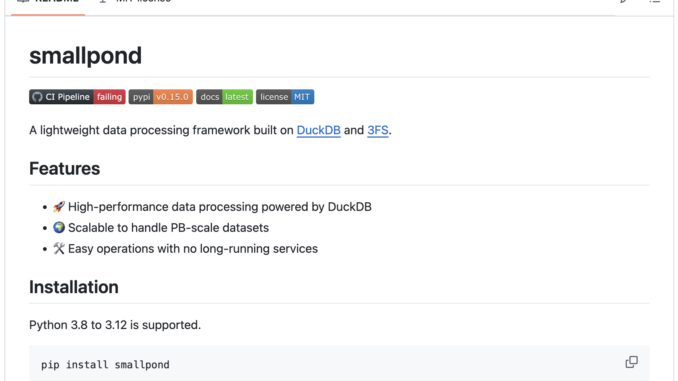 DeepSeek AI Releases Smallpond: A Lightweight Data Processing Framework Built on DuckDB and 3FS