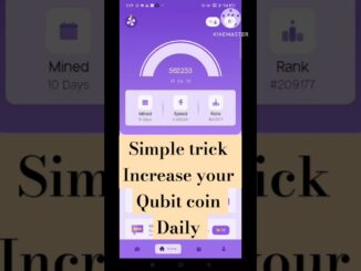Qubit network mining ke coin ko aise increase kare
