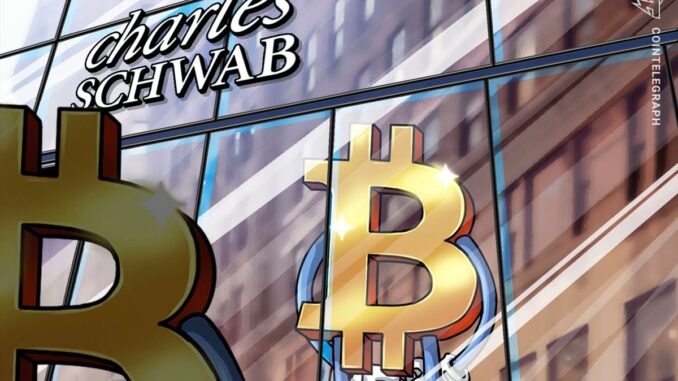 Charles Schwab CEO eyes spot Bitcoin trading by April 2026