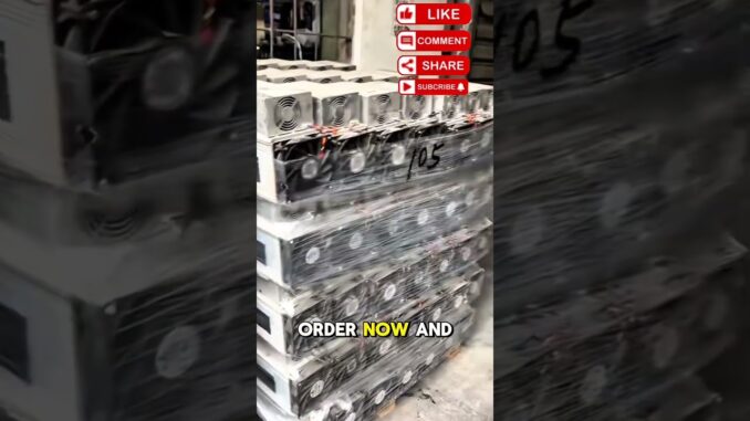 I Bought 1000 Bitcoin Mining Machines