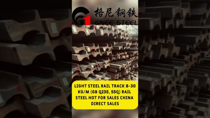Railroad Q235B/55q P30 30kg Mining Guide Train Track Light Rail