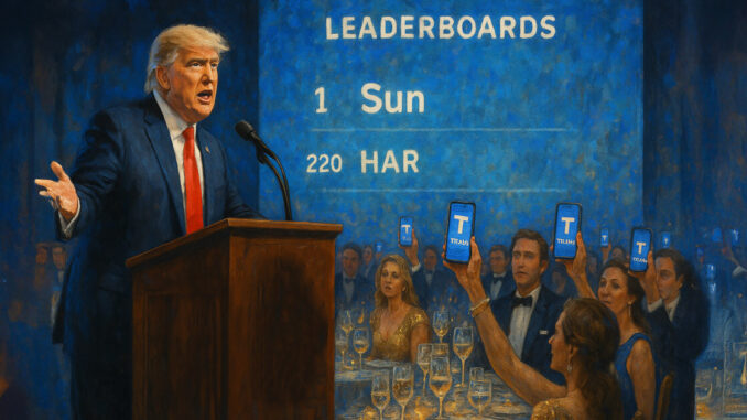 Trump memecoin team highlights $420 price for Dinner with the President, then it tripled