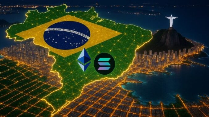 Ethereum, Solana futures contracts to debut on Brazil's leading stock exchange next month