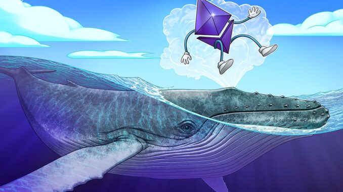 Whale buys back ETH holdings after missing $2.6M gain