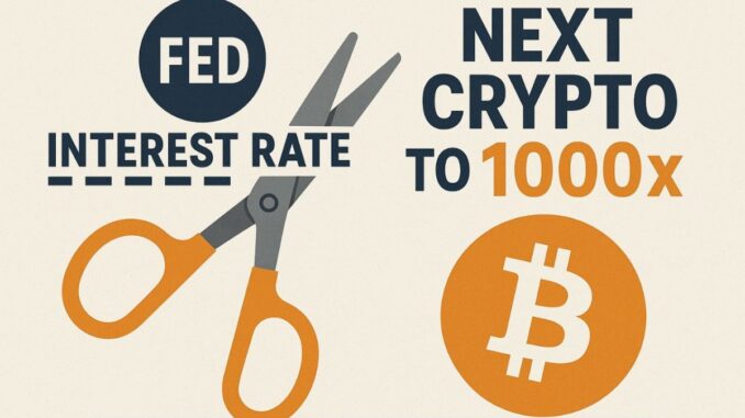 Next crypto to 1000x as Fed rates cut