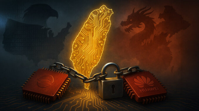 Taiwan tightens semiconductor export controls on Huawei and SMIC amid US-China tech rivalry