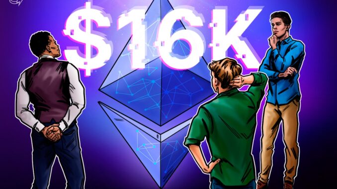 Ethereum Traders Say Eth Price Setting Up “Biggest Move of the Cycle” to $16K