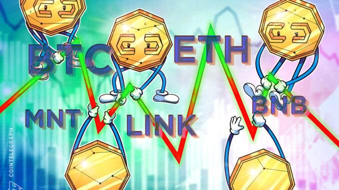 Will ETH, BNB, LINK, MNT Recover First?