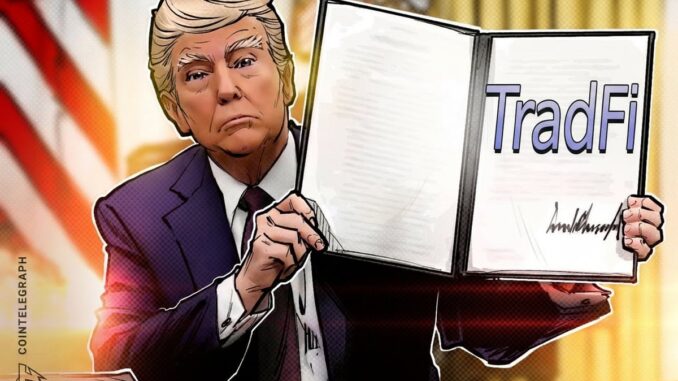 Crypto, TradFi Execs Mingle At Trump Crypto Event